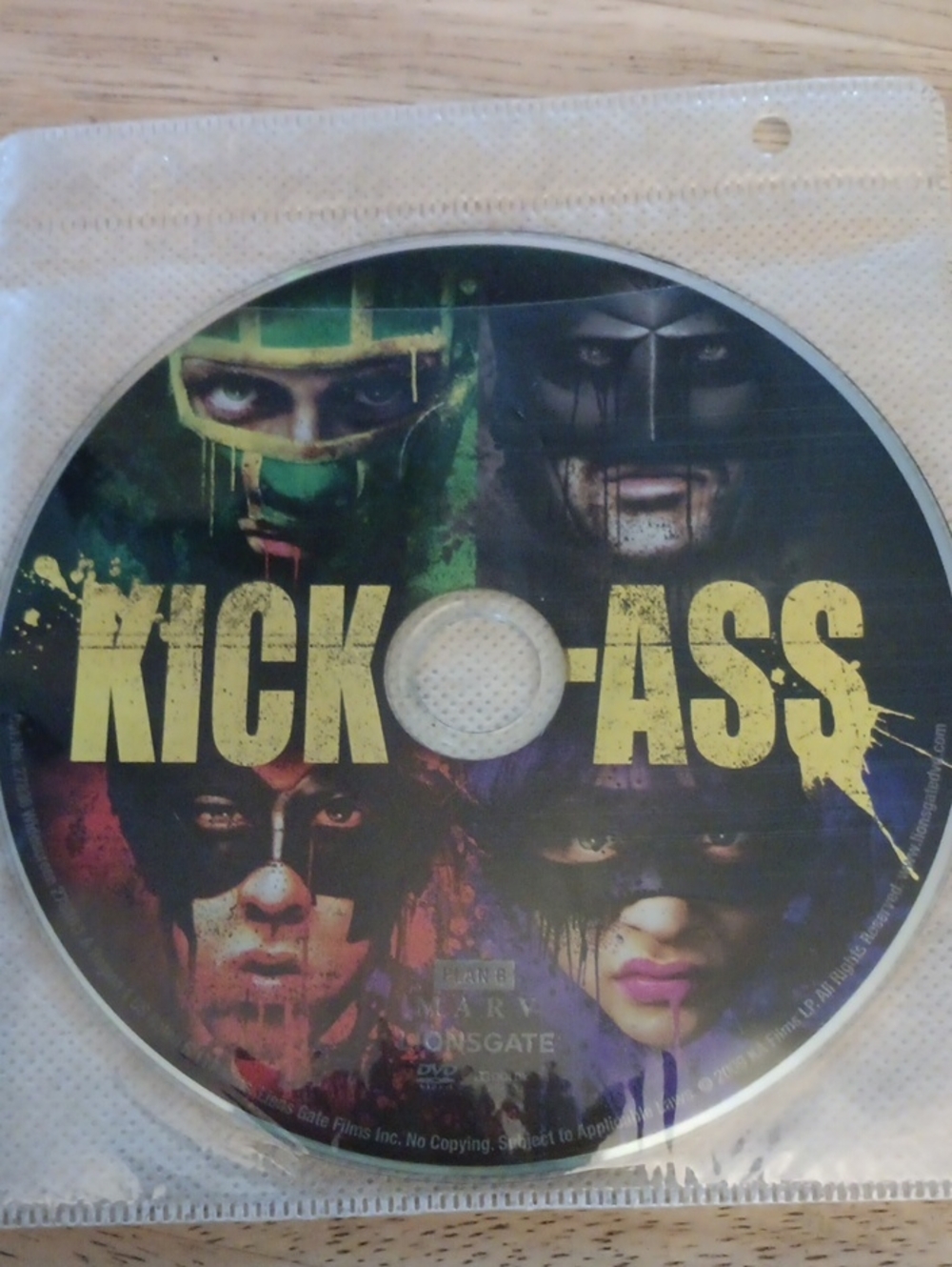 Kick-Ass DVD *NO CASE*